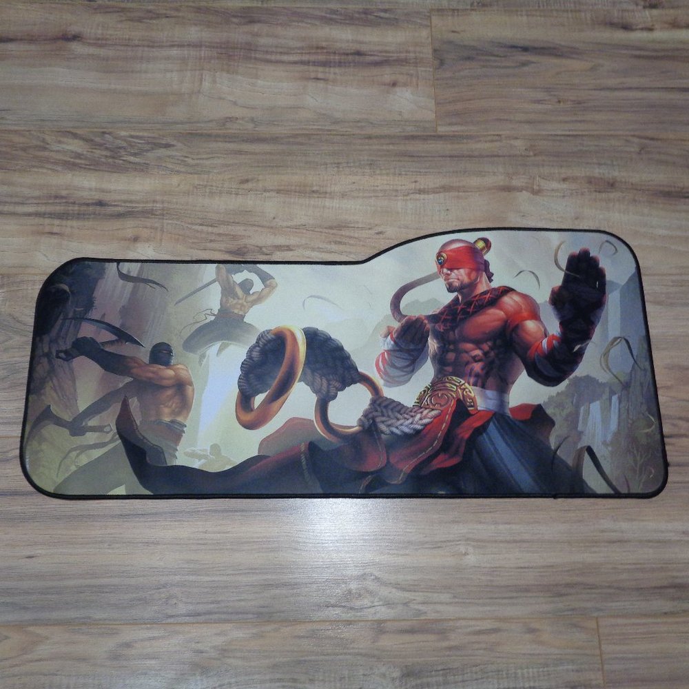 LEAGUE OF LEGENDS CURVE, LEE SIN New Extended Gaming / Mouse Pad / Desk Mat
